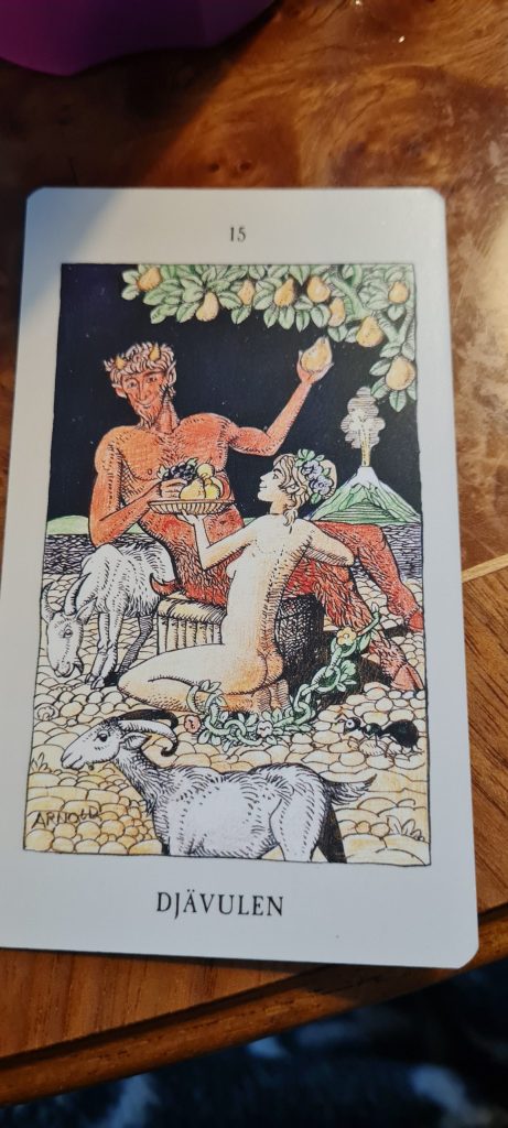 Djävulen i tarotkort 